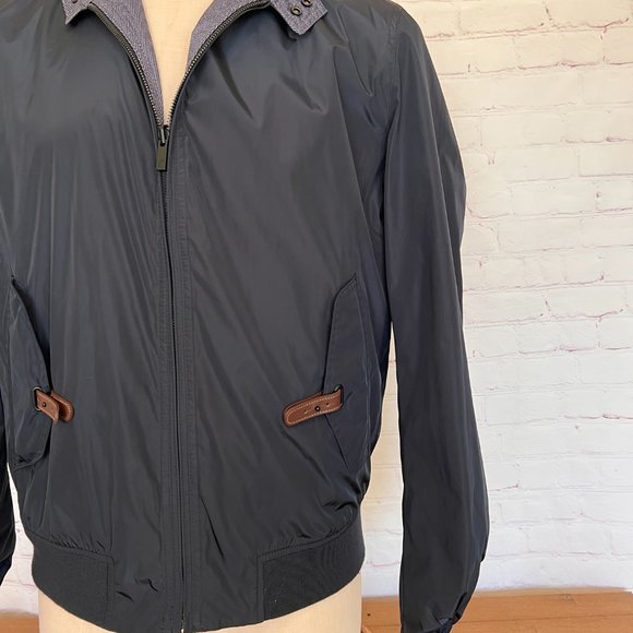 Massino Dutti - Reversible Windbreaker - Like New -Navy - Size XL - Picture 9 of 15